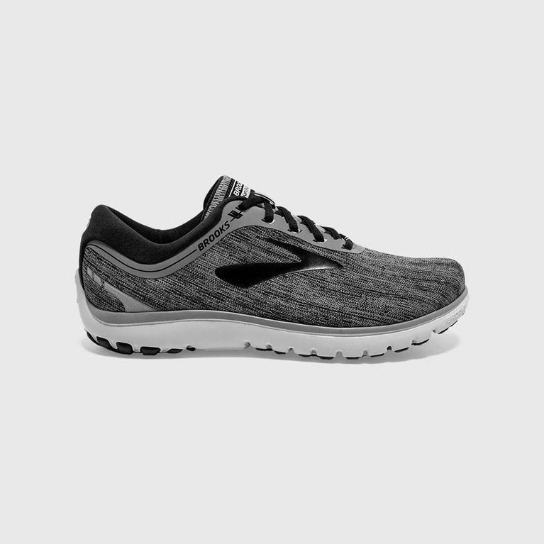 Brooks Pureflow 7 Israel - Men's Road Running Shoes - Grey (47068-KLXH)